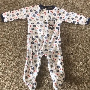 Baby bear footie pajamas
